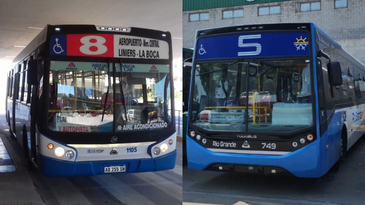 Cambio de numeración para una línea de colectivo: si esperás el 5, pará al 8