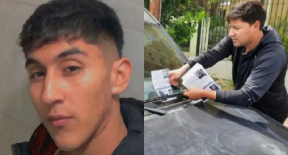 Repartían volantes en un hospital para pedir justicia por su sobrino y se encontraron con el presunto asesino