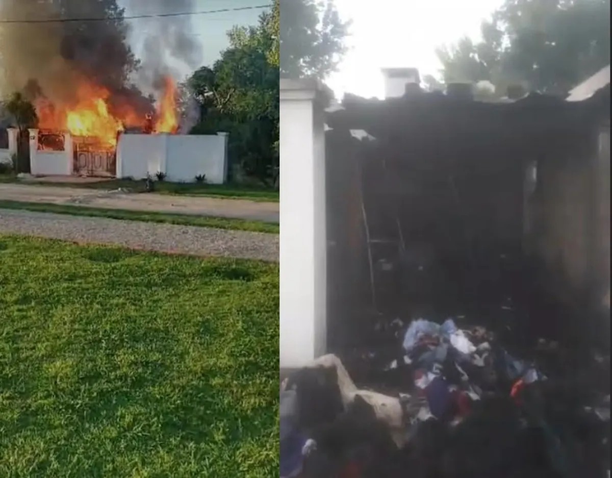 Se prendió fuego un refugio de perros en Carlos Spegazzini