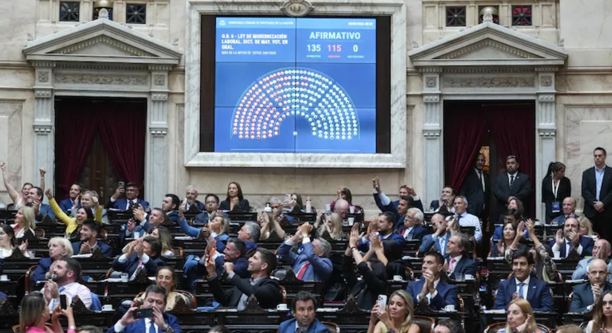 Diputados aprobó la reforma laboral y el proyecto volverá al Senado