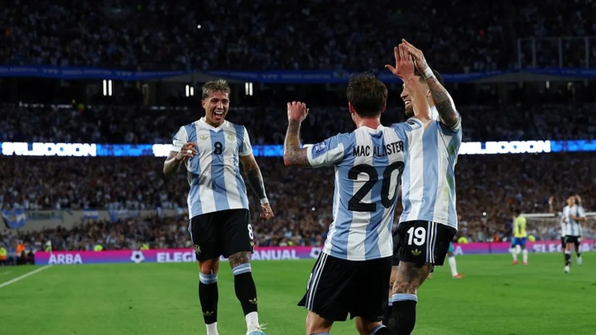 Argentina festejó la clasificación al Mundial con un baile histórico a Brasil