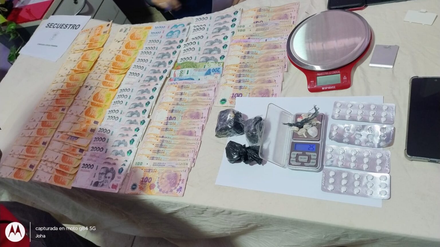Detenida con pasta base y cocaína en el Parque Central de Ezeiza