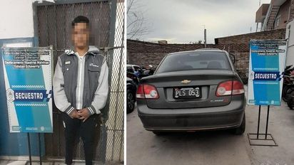 Manejaba un auto robado, se dio a la fuga y lo detuvieron en Esteban Echeverría