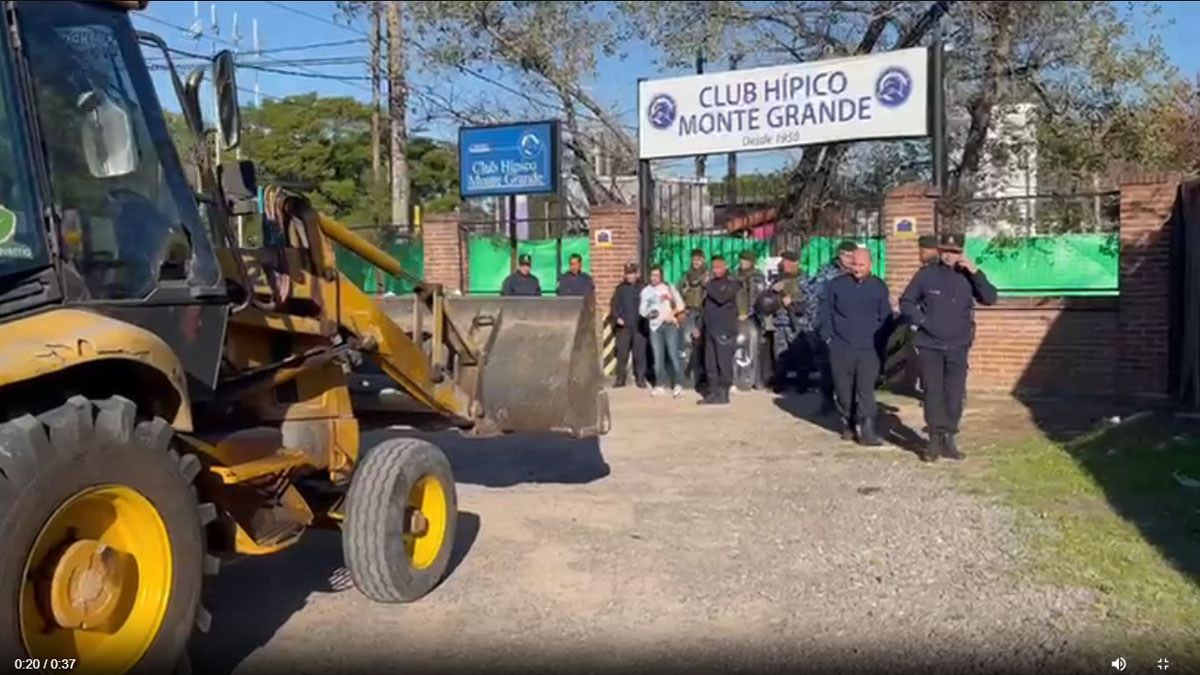 Hípico Monte Grande ¿qué pasará con los caballos y el club? tras el desalojo