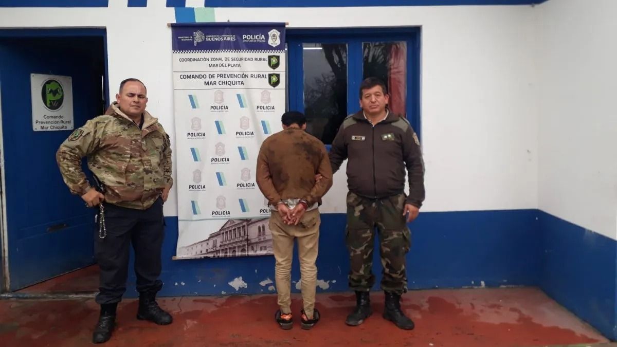 Hallan escondido en un campo al remisero de Villa Gesell que intentó matar a su mujer