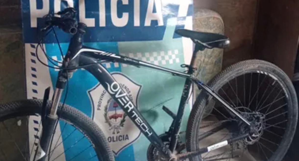 Le rob&oacute; la bicicleta a una mujer y termin&oacute; detenido en Ezeiza 