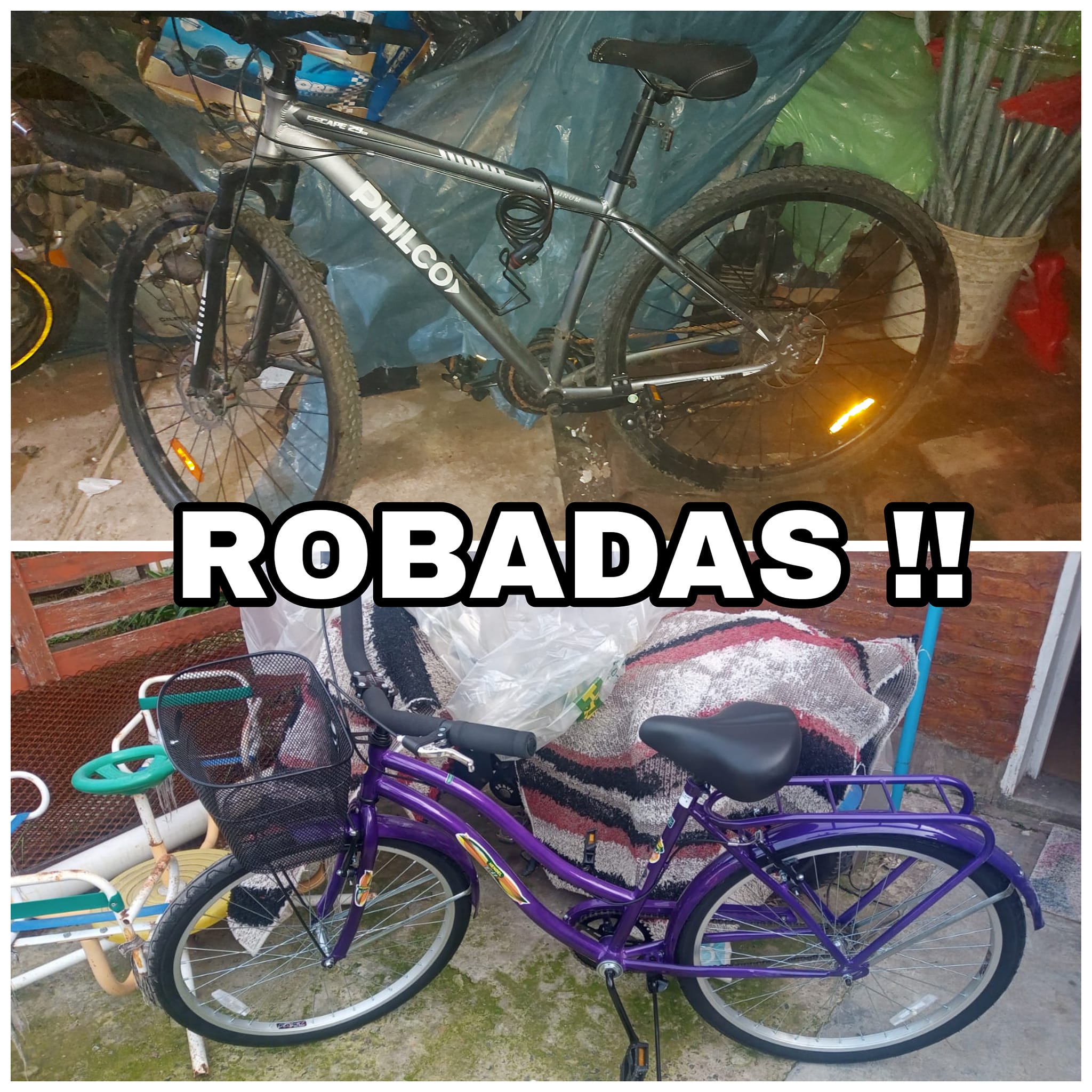 Un ladrón se robó dos bicicletas en la puerta del súper ahorro de Ezeiza