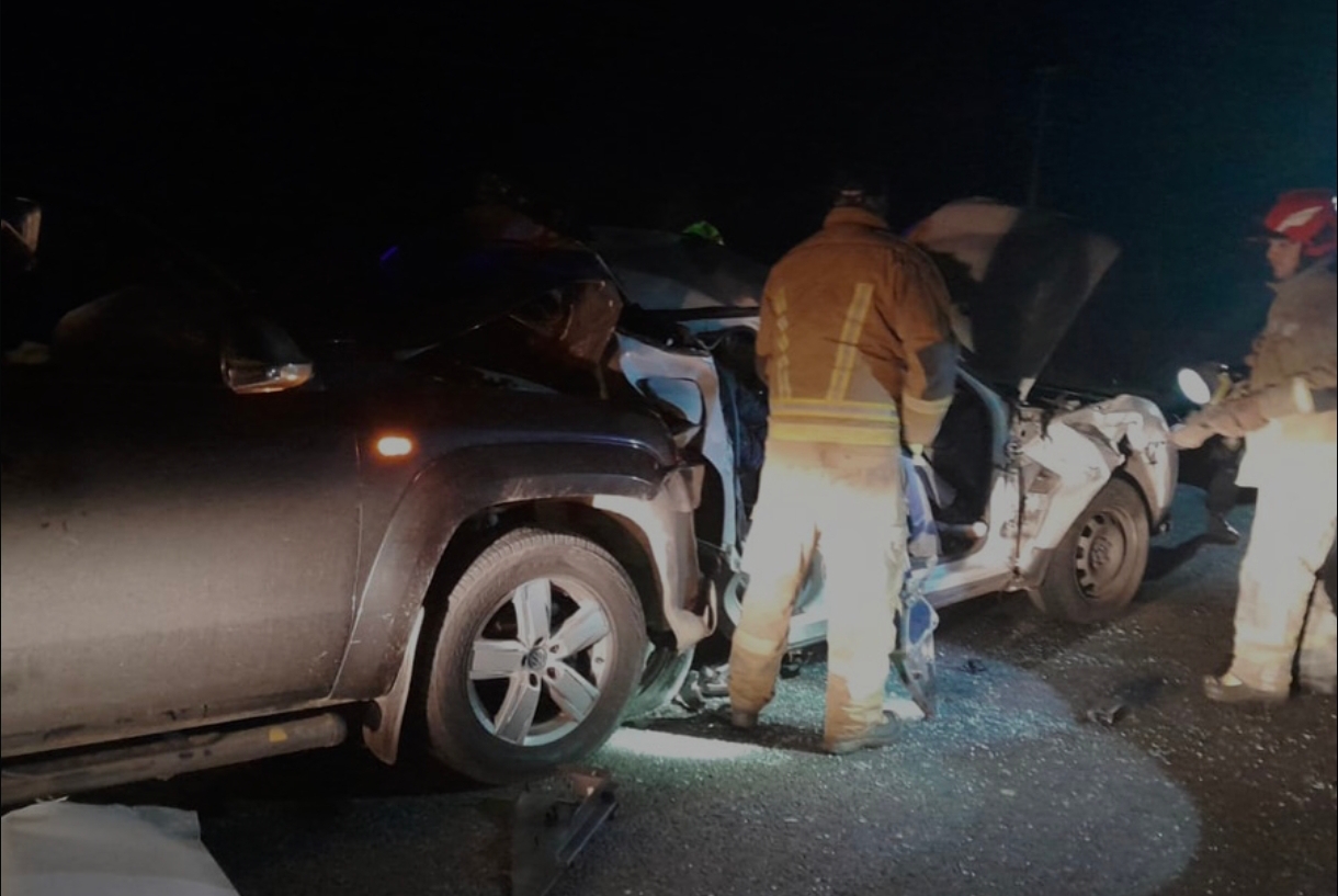 Una pareja falleció esta mañana como consecuencia de un siniestro vial ocurrido en el Km 72 de la Ruta 205