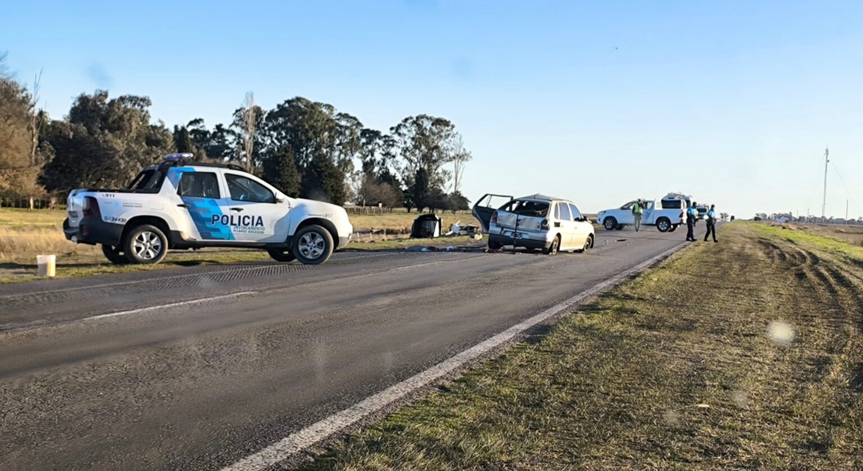 Tragedia en la Ruta 205: murió una niña de 5 años en un vuelco