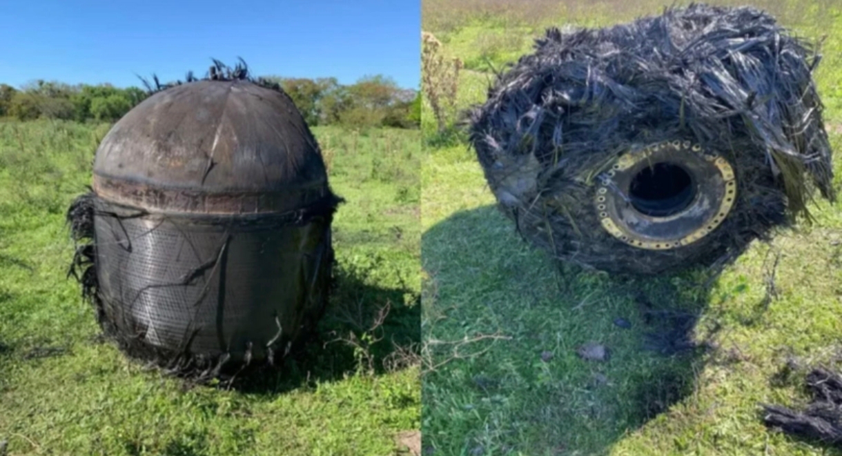 Extra&ntilde;o objeto cay&oacute; del cielo en Chaco y genera debate en redes sociales
