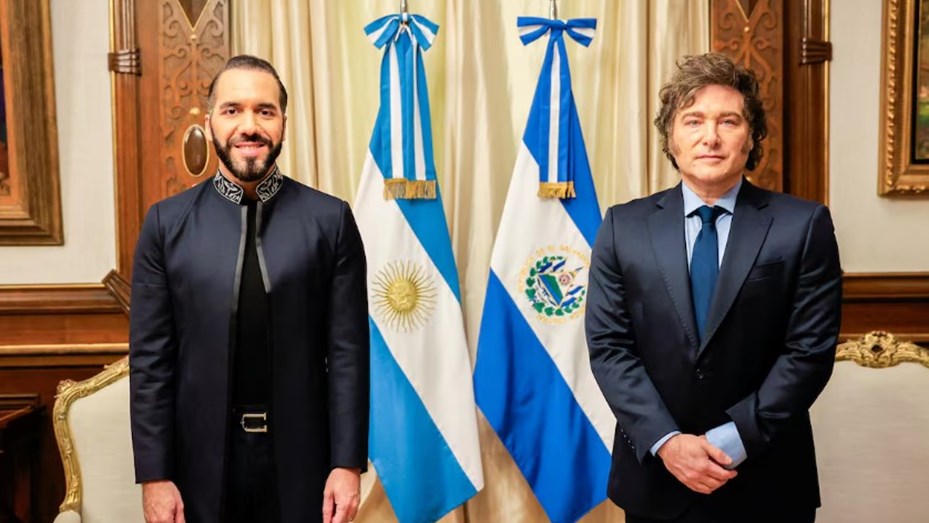 Milei recibió a Bukele en la Casa Rosada: 