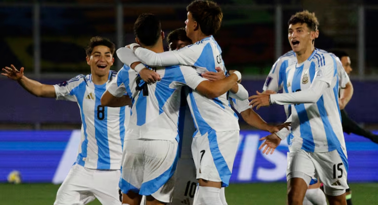 Argentina goleó a Australia por 4-1 y se clasificó a los octavos de final del Mundial Sub 20