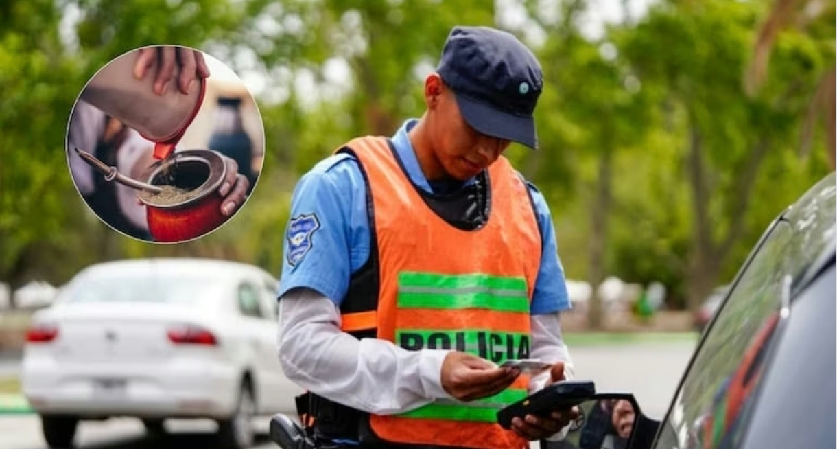 Mendoza: la multa por tomar mate al volante ser&aacute; de hasta $500.000