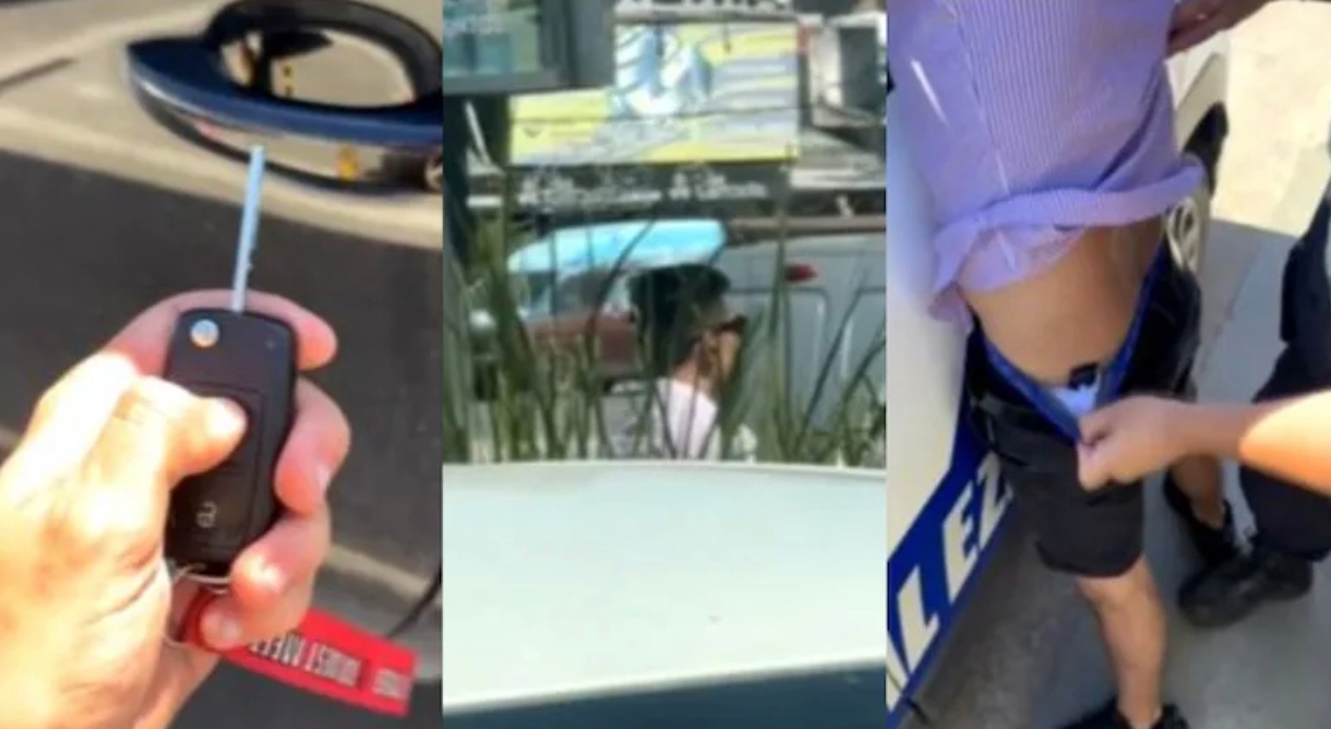 Un joven mostró cómo operaba una banda que usaba inhibidores para robar autos en un shopping en Canning 